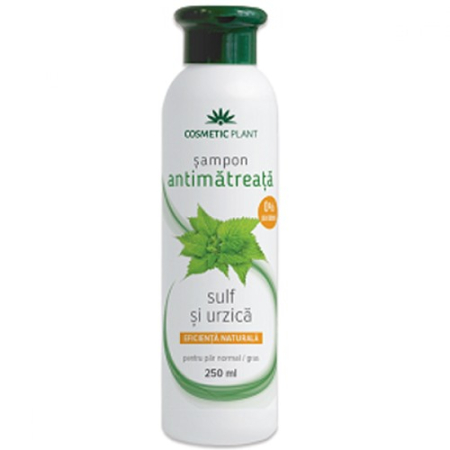 Cosmetice Bio si naturale - Sampon Antimatreata Sulf+Urzica 250ml CosmeticPlant