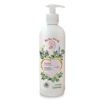 Sampon Bebe Drag Cu Aloe si Salvie Viva Natura 500ml [0]