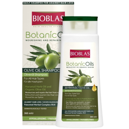 Sampoane si balsamuri - Sampon Botanics Oils Olive Par Uscat 360ml Bioblas