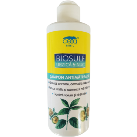 Sampon cu Biosulf Urzica si Nuc, 200ml, Ceta [0]