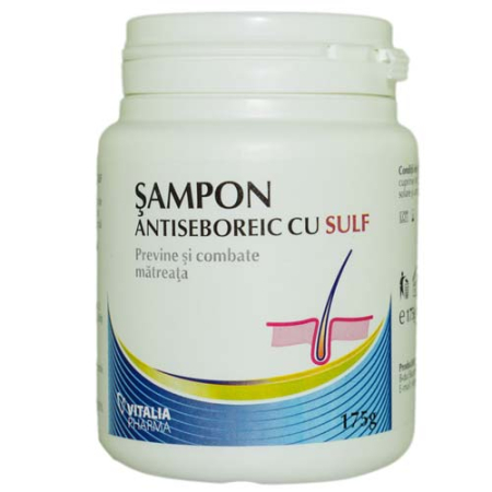 Sampoane si balsamuri - Sampon cu Sulf 175gr Vitalia Pharma