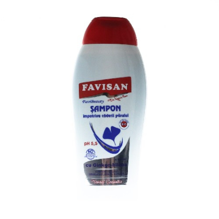 Sampoane si balsamuri - Sampon Impotriva Caderii Parului cu Ginkgo Biloba 250ml Favisan