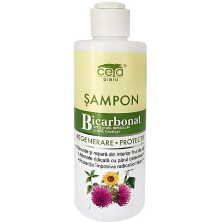 Sampoane si balsamuri - Sampon Regenerare Protectie Bicarbonat 200ml, Plafar Ceta