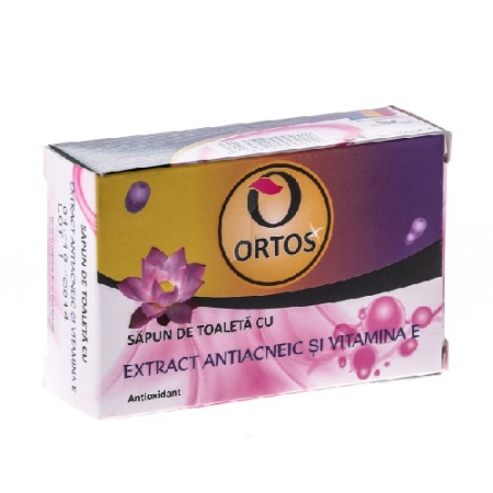 Sapun Antiacneic cu Vitamina E 100gr Ortos [0]