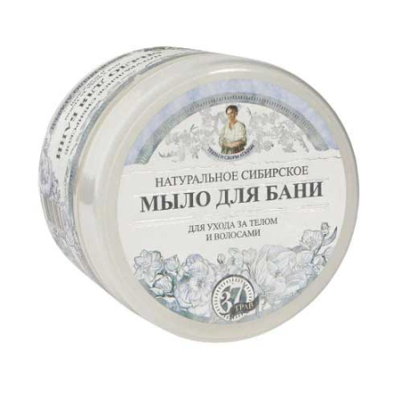 Sapunuri - Săpun natural Alb pentru corp și păr 500ml Bunica Agafia