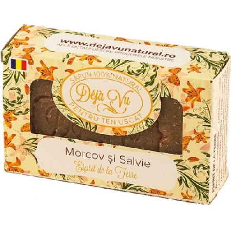 Sapunuri - Sapun Natural cu Morcov & Salvie 90gr Deja Vu
