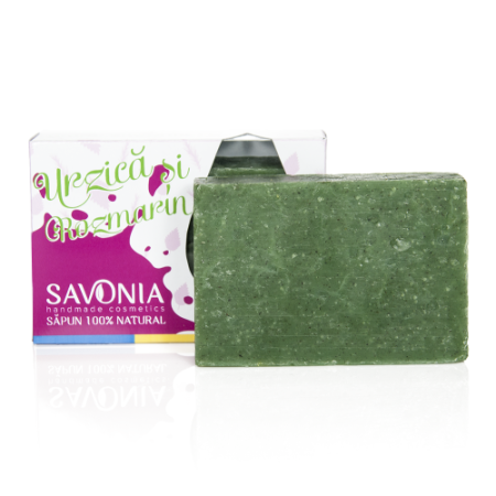Sapunuri - Sapun Urzica & Rozmarin 90gr Savonia