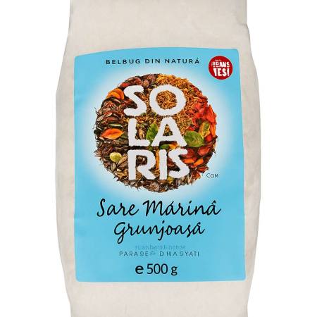 Sare de baie - Sare Marina Grunjoasa 500g Solaris
