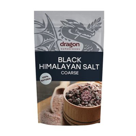 Sare alimentara - Sare Neagra de Himalaya Grunjoasa 250gr Dragon Superfoods