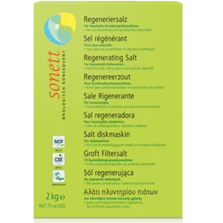 Detergenti Bio - Sare Regeneranta Ecologica pentru Masina de Spalat Vase 2kg Sone