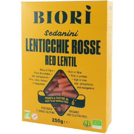 Sedanini Linte Rosie Fara Gluten Eco, 250g, Pronat [1]