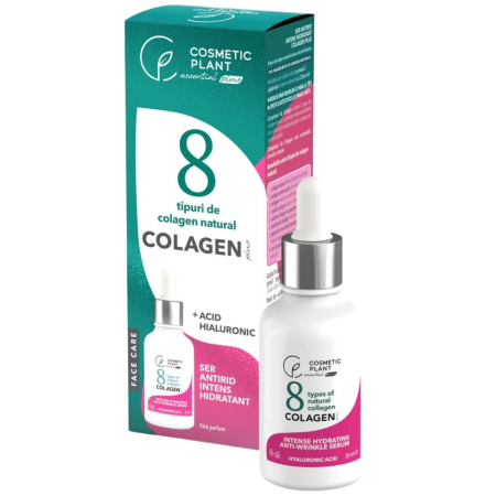 Ingrijire personala - Ser Antirid Intens Hidratant, Colagen Plus, 30ml, Cosmetic Plant