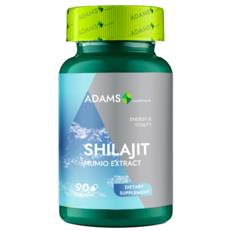 Shilajit Mumio 400mg, 90cps, Adams Supplements [0]