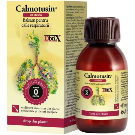Imunitate - Sirop Calmotusin cu stevie Dbtix, 100ml, Dacia Plant