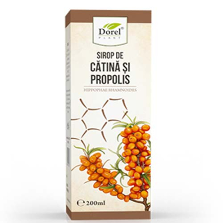 Siropuri, gemuri - Sirop de Catina si Propolis 200ml Dorel Plant