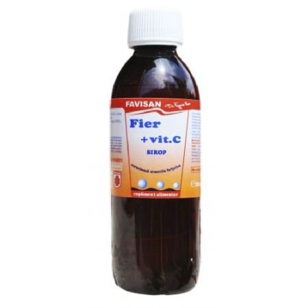 Imunitate - Sirop Fier + Vitamina C 250ml Favisan