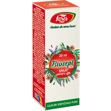 Spray-uri - Spray Biosept pentru Gat 20ml Fares