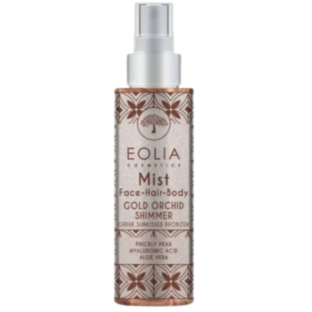 Unguente, geluri, solutii - Spray de fata, corp si par, Gold Orhid Shimmer, 150ml, Eolia