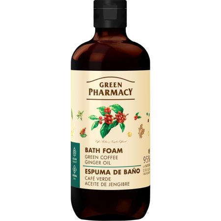 Cosmetice Bio si naturale - Spumant Baie Cafea Verde Si Ghimbir Gp66 500ml Green Pharmacy