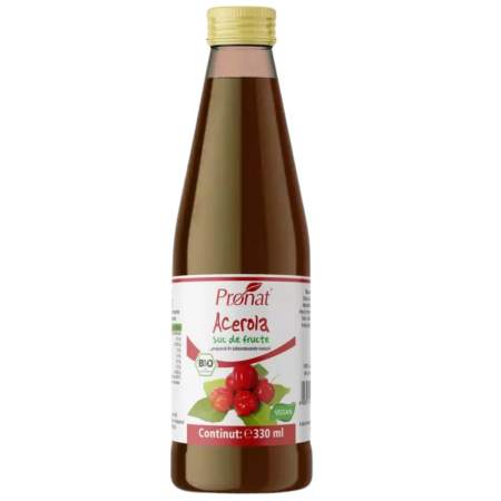Sucuri - Suc Acerola Pur 100% Eco 330ml Pronat