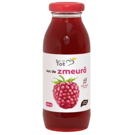 Sucuri - Suc de Zmeura, fara zahar, SGR, 300ml, Bun de Tot