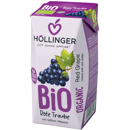 Suc Struguri Rosii Eco 200ml, Hollinger [1]
