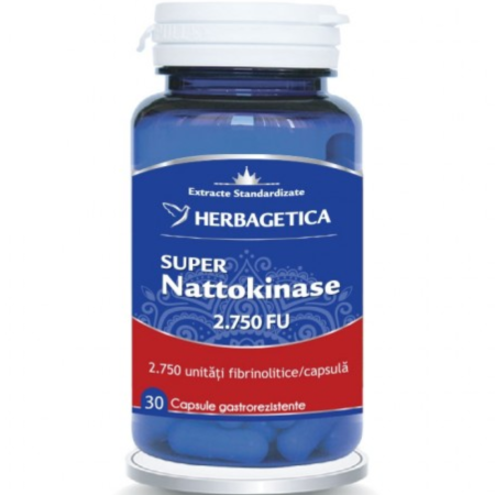 Cardiovasculare - Super Nattokinase 30cps Herbagetica