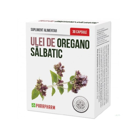 Supliment alimentar de ulei Oregano Salbatic, 30cps, Parapharm [0]