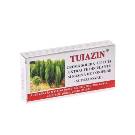 Antiinflamator - Supozitoare Tuiazin 10*1.5g Elzin Plant