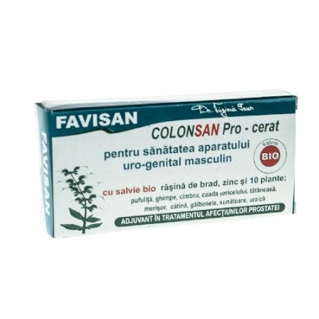 Antiinflamator - Supozitor ColonSan Pro cu 10 plante 10buc Favisan