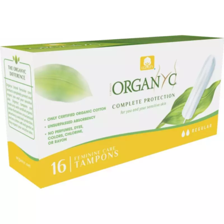 Tampoane Regular Din Bumbac Organic 16buc Pronat [1]
