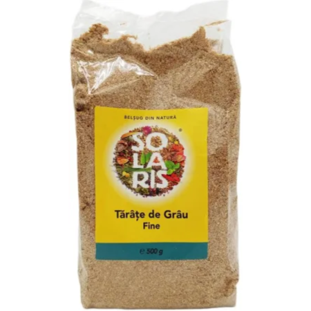 Mancare sanatoasa - Tarate Grau Fine 500g Solaris