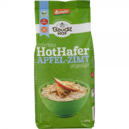 Terci de Ovaz cu Mere si Scortisoara fara Gluten 400g, Bauck Hof [1]