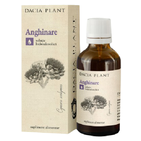 Tincturi - Tinctura din Anghinare cu Alcool 50ml Dacia Plant