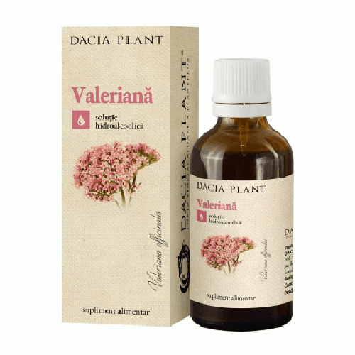 Tinctura Valeriana 50ml Dacia Plant [0]