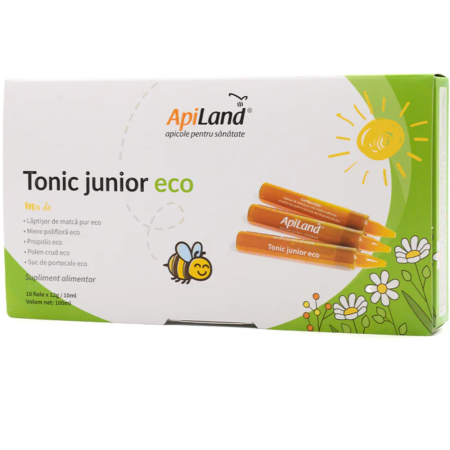 Suplimente alimentare - Tonic Junior Eco 10 Fiole , Apiland
