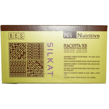 Suplimente alimentare - Tratament Par cu Placenta pentru Par Degradat 12fiole Bes