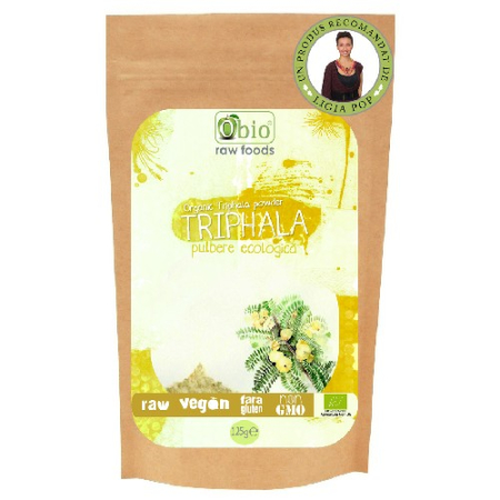 Detoxifiere - Triphala Pulbere Raw Bio 125gr Obio