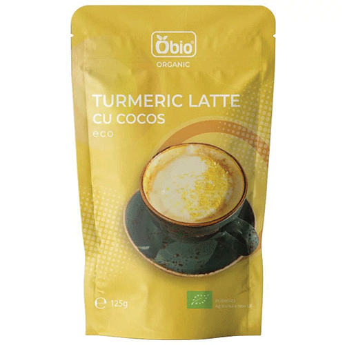 Alte produse din Cocos - Turmeric Latte cu Cocos  Bio 125gr Obio