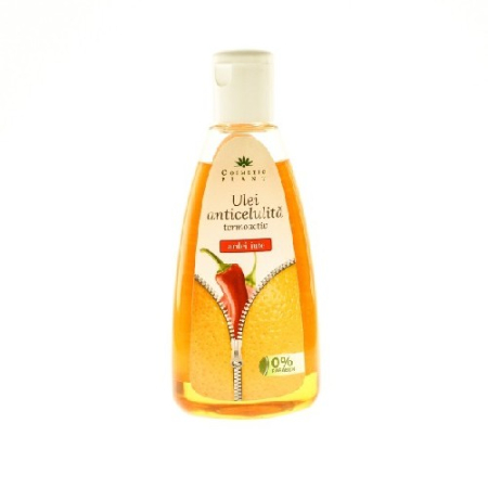 Uleiuri cosmetice - Ulei Anticelulitic Termoactiv Ardei Iute 200ml Cosmetic Plant