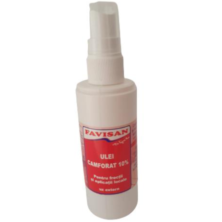 Remedii naturale - Ulei Camforat 10% 100ml Favisan