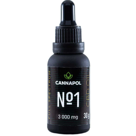 Ulei canabis CBD Cannapol No.1 10%, 30g [0]