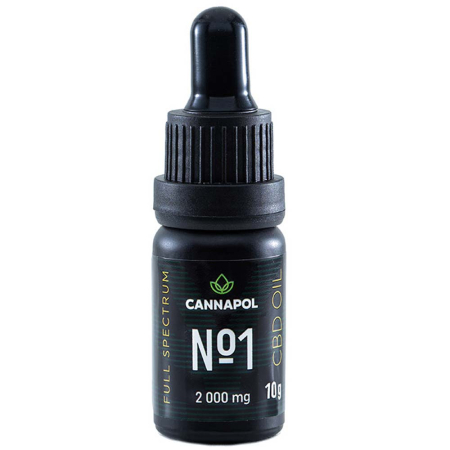 Ulei canabis CBD Cannapol No.1 20%, 10g [2]