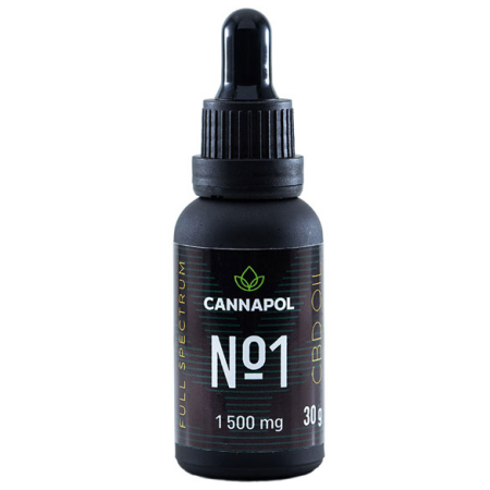 Ulei CBD - Ulei canabis CBD Cannapol No.1 5%, 30g