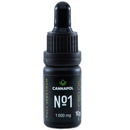 Ulei canabis CBD, No.1 10%, 10g, Cannapol [2]