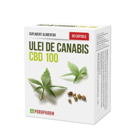 Ulei De Canabis CBD 100, 30cps,  Parapharm [0]