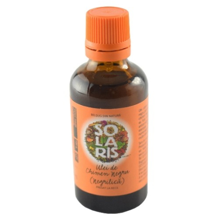 Ulei de Chimen Negru Presat la Rece 50ml Solaris [1]