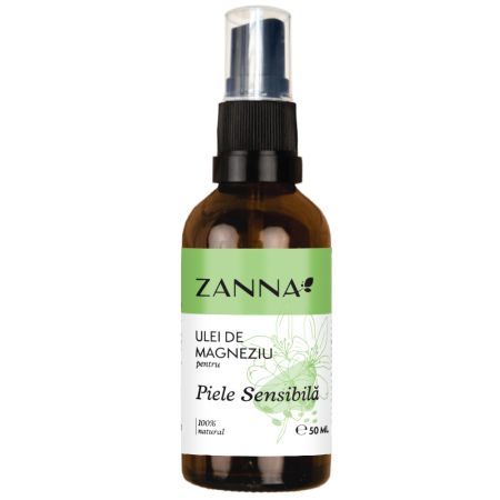 Uleiuri cosmetice - Ulei de magneziu pentru piele sensibila, 50ml, Zanna