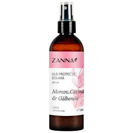 Ulei de plaja cu Morcov, Catina si Galbenele-20spf, 150ml, Zanna [0]