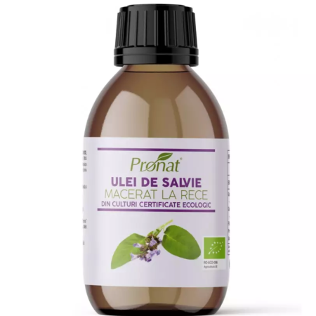 Uleiuri alimentare - Ulei de Salvie Macerat la Rece Bio 100ml Pronat
